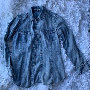 Daniel Rainn 100% Cotton Chambray Shirt